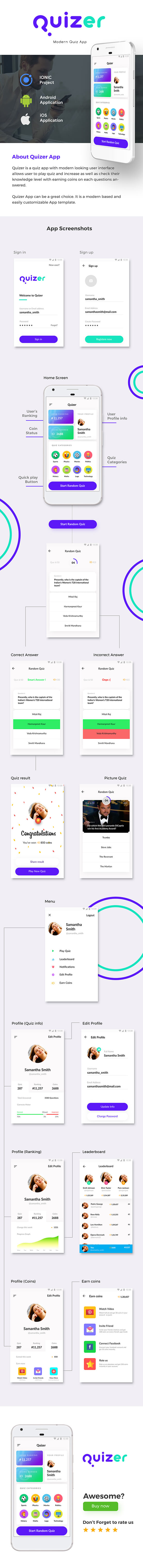 2 App Template| Online Quiz App| Online Test App| Exam App| Quizer - 2