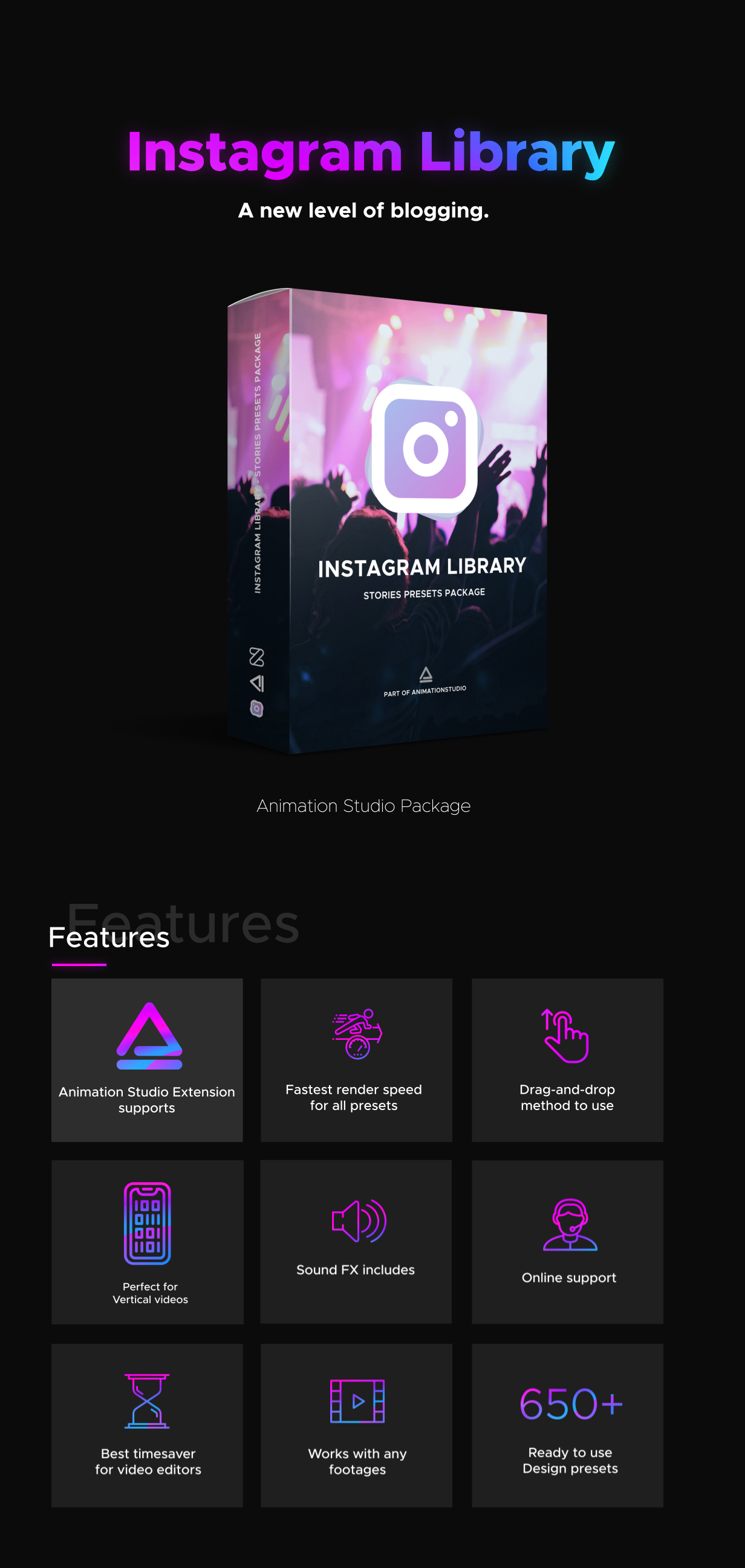 Instagram Library - Stories Presets Package - 1