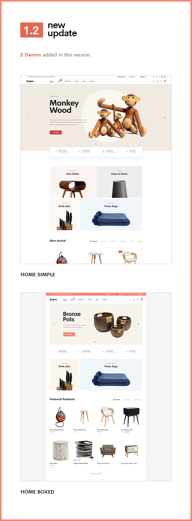 Supro - Minimalist AJAX WooCommerce WordPress Theme - 6