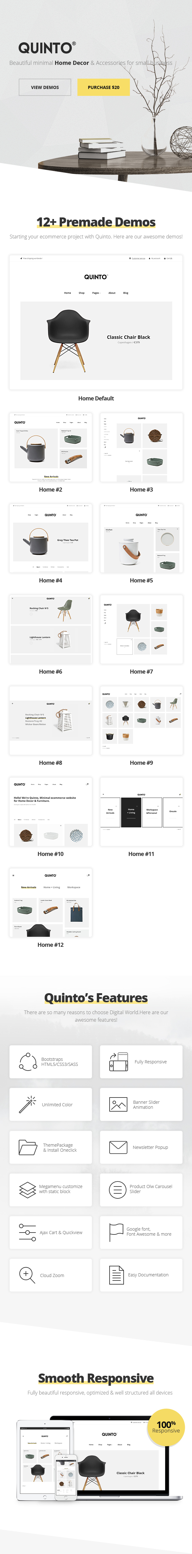 Quinto - Multipurpose HTML Template - 2