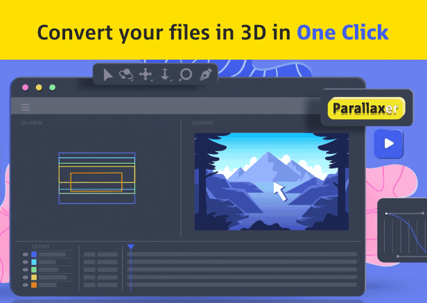 PARALLAXER 2 | One click 3D Parallax Script - 2