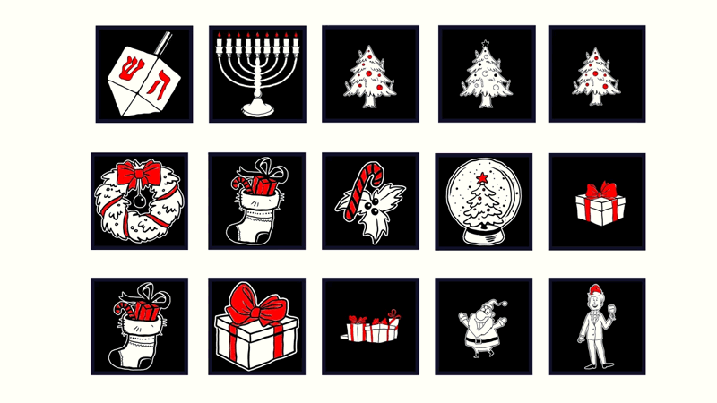 200+圣诞新年晚会倒计时活动演示视频转场烟花粒子图标元素背景包-AE扩展脚本