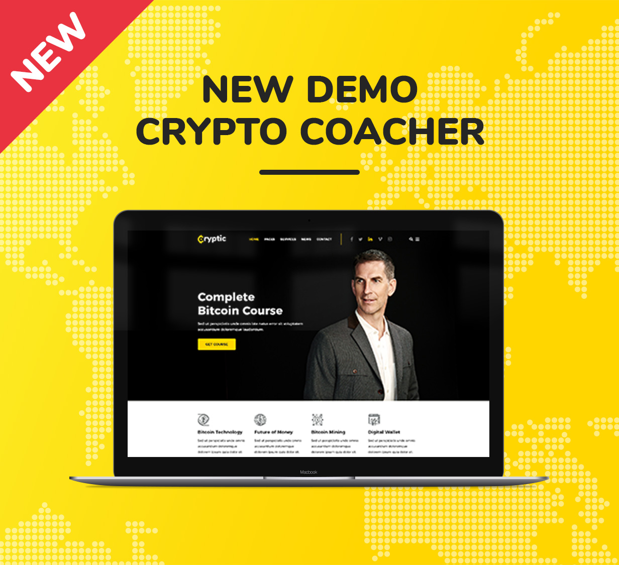 cryptic cryptocurrency wordpress theme