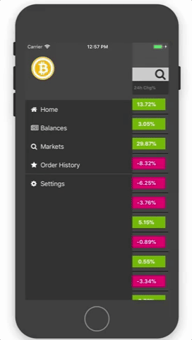 Crypto Exchange Mobile App Sources