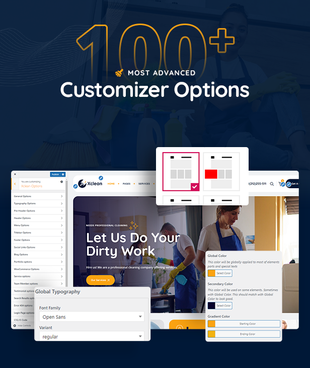 Xcleen - Cleaning Services WordPress Theme