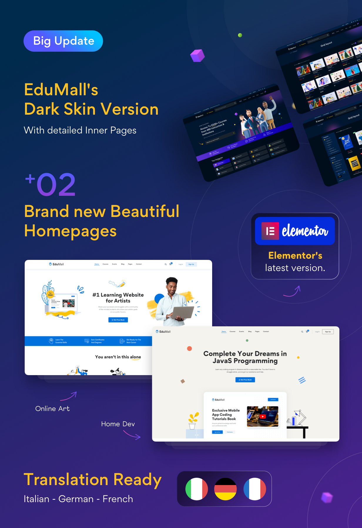 EduMall - Professional LMS Education Center WordPress Theme - 2