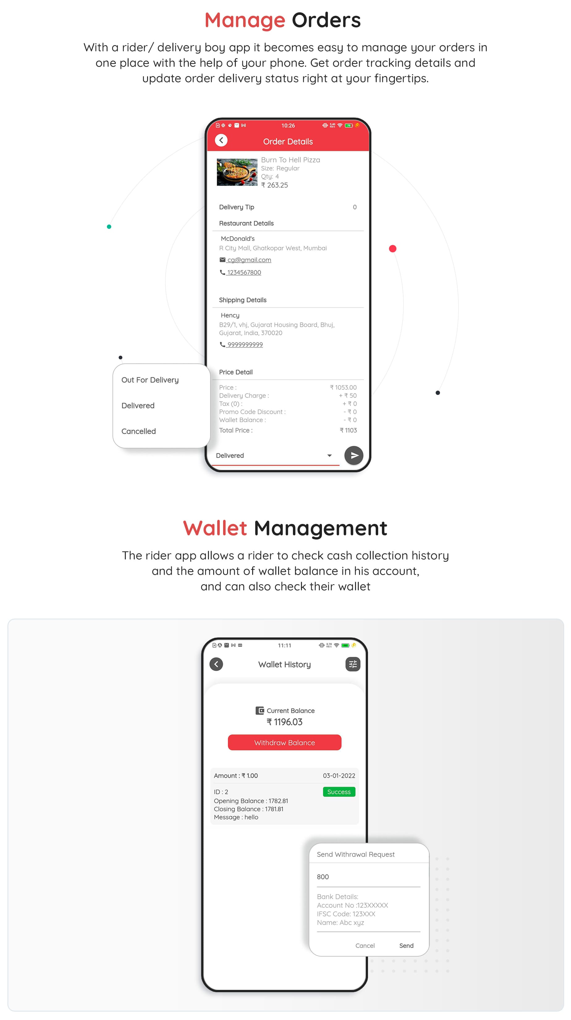 eRestro - Multi Restaurant Flutter App | Food Ordering App with Admin Panel & Restaurant Panel - 24