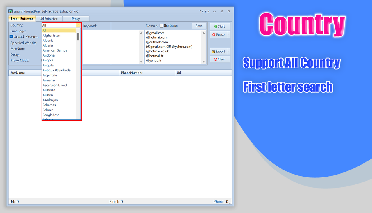 Emails|Phones|Any Bulk Scrape & Extractor Pro -email scraper, email scraper free, email scraper online, phone number scraper, phone number scraper online, phone scraper, scraper email, scraper facebook, Scraper Instagram, scraper Phone, Scraper Pinterest, Scraper Twitter, social media, social network scraper