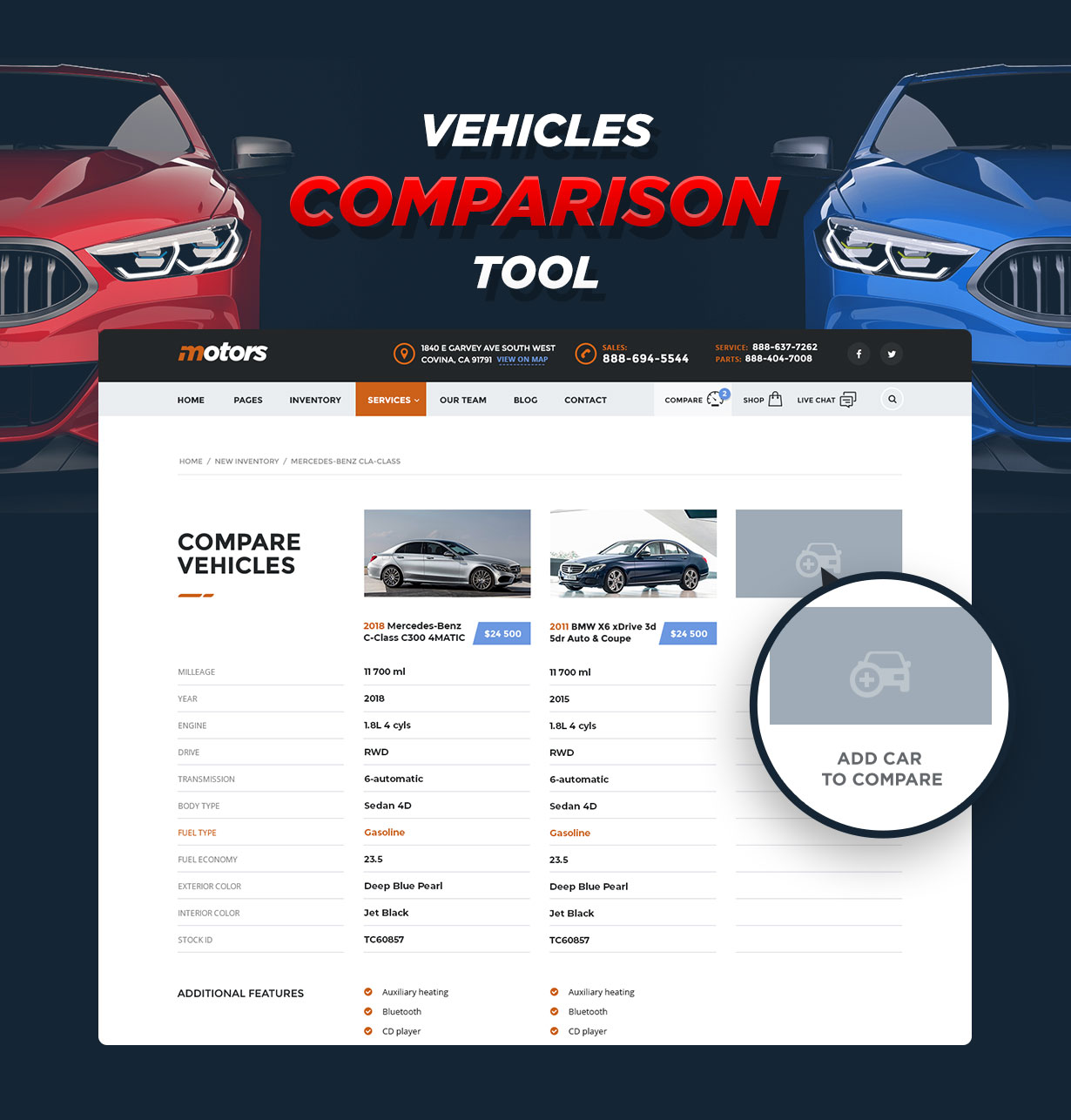 Motors - Car Dealer, Rental & Listing WordPress theme - 12