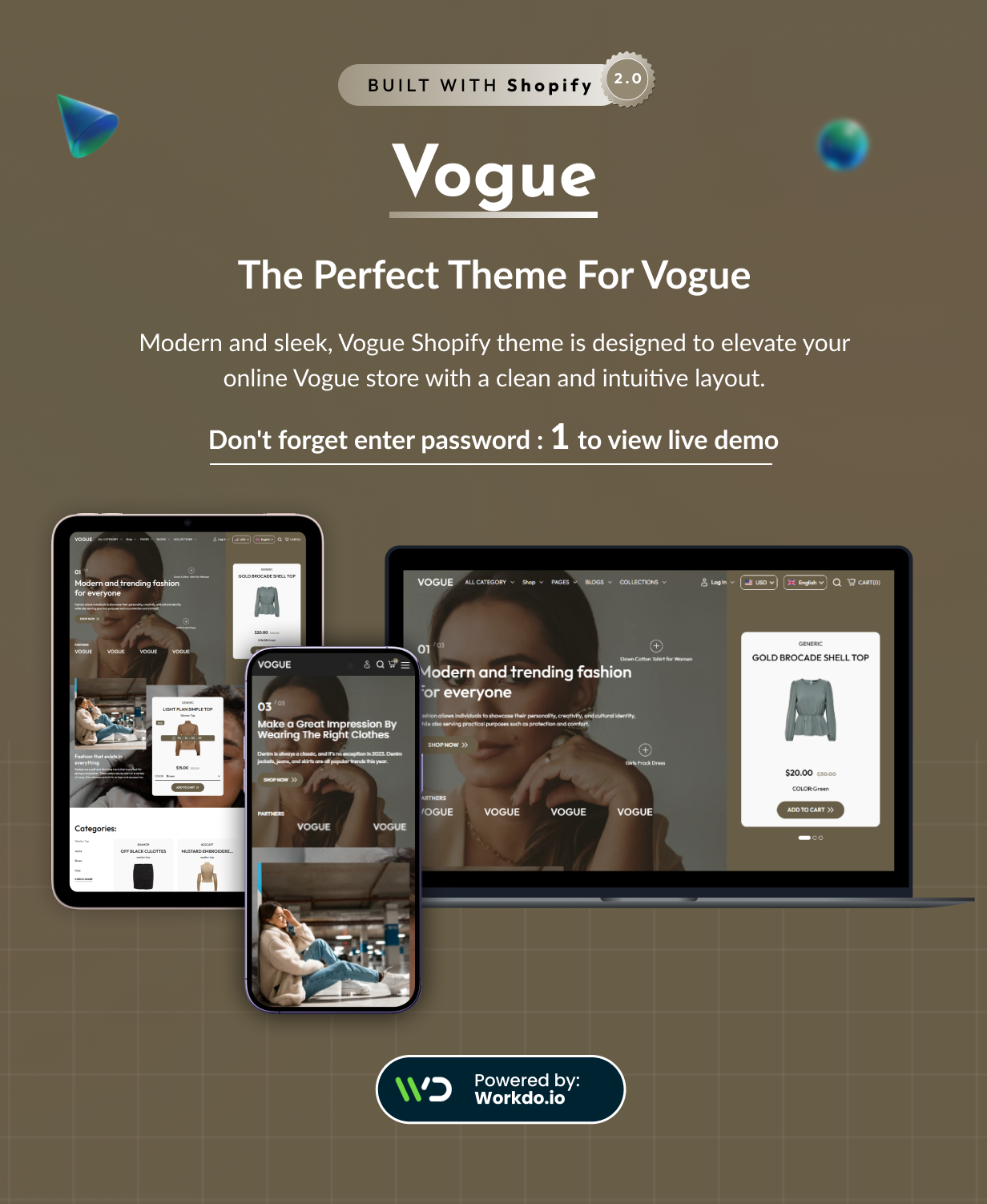 Vogue - Elegant Clothing eCommerce Shopify OS 2.0 - 7