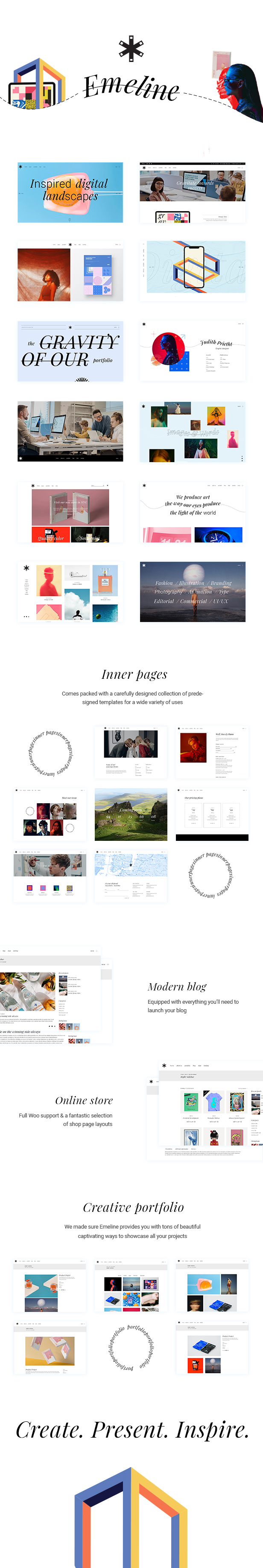 Emeline - Creative Agency Elementor Theme - 2