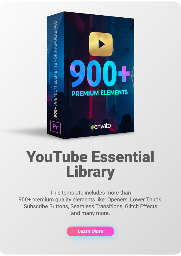 Youtube Pack - Transitions & Assets 27009072 - Premiere Pro & After Effects Templates (Videohive)