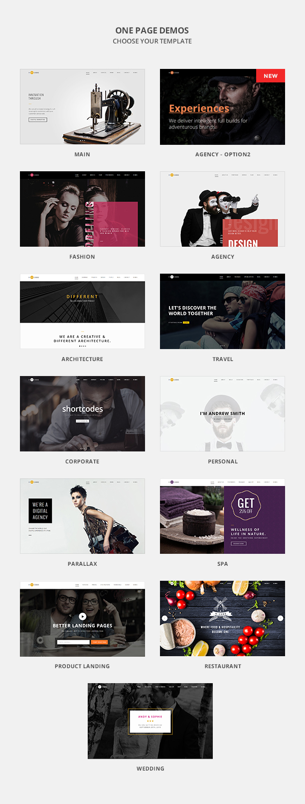 H-Code Multipurpose OnePage & Multi Page Template - 5