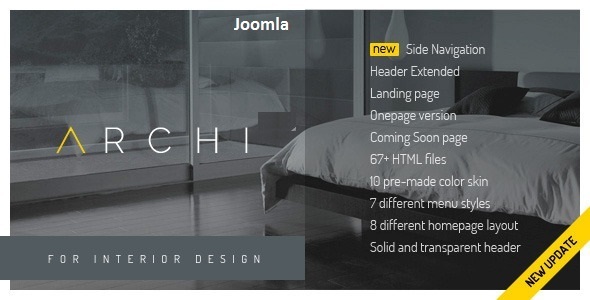 Archi - Premium Interior Design Joomla Template - Creative Joomla
