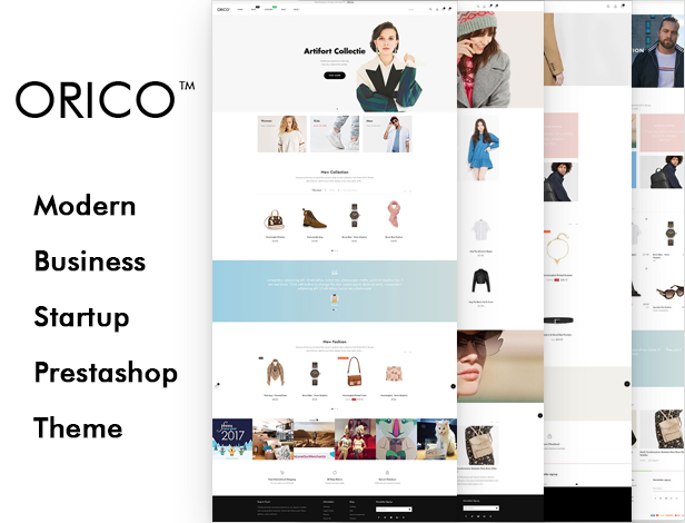 Orico Premium Fashion Prestashop Theme for Unisex Fashion & Accessories