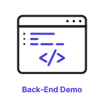 click for backend setting