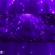 Purple Party Snow Stars Fall Widescreen Background - VideoHive Item for Sale