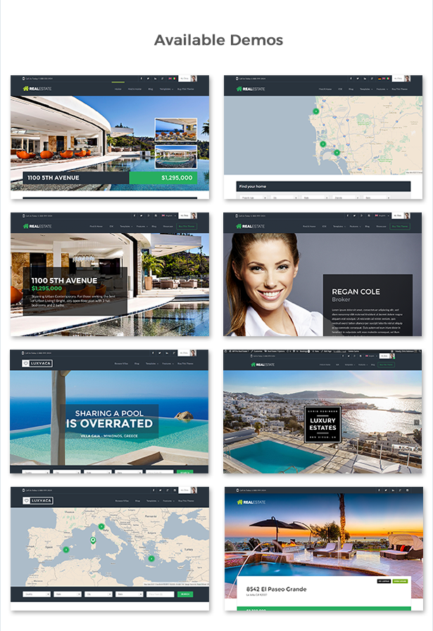 WP Pro Real Estate 7 Responsive WordPress Theme Features