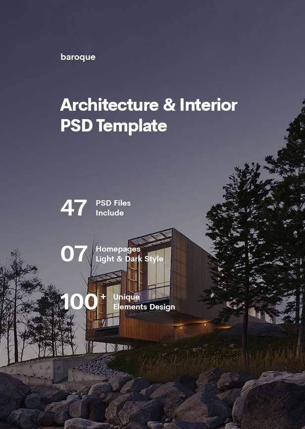 Baroque | Architecture & Interior PSD Template - 6