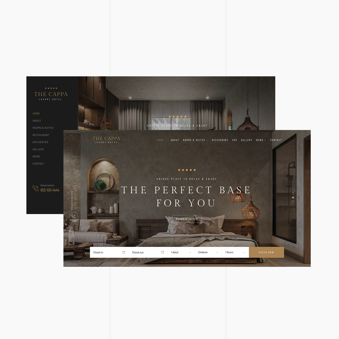 THE CAPPA - Luxury Hotel Template