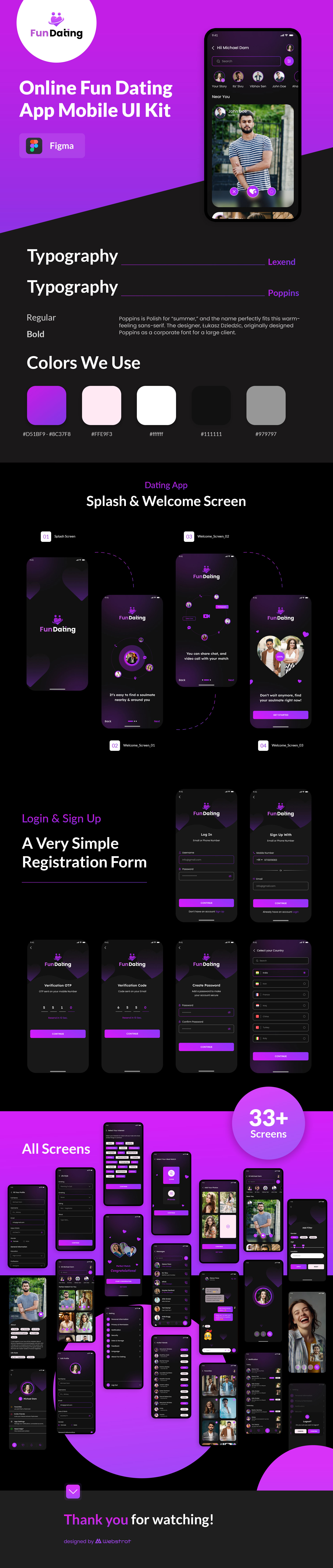 Fun Dating Community Figma Mobile Application - 2