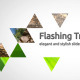 Flashing triangles — elegant slideshow