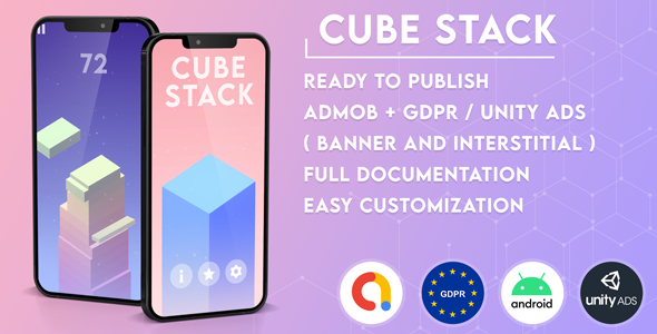 cube stack banner