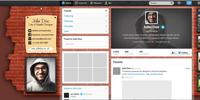 Cool Modern Twitter Background and Cover