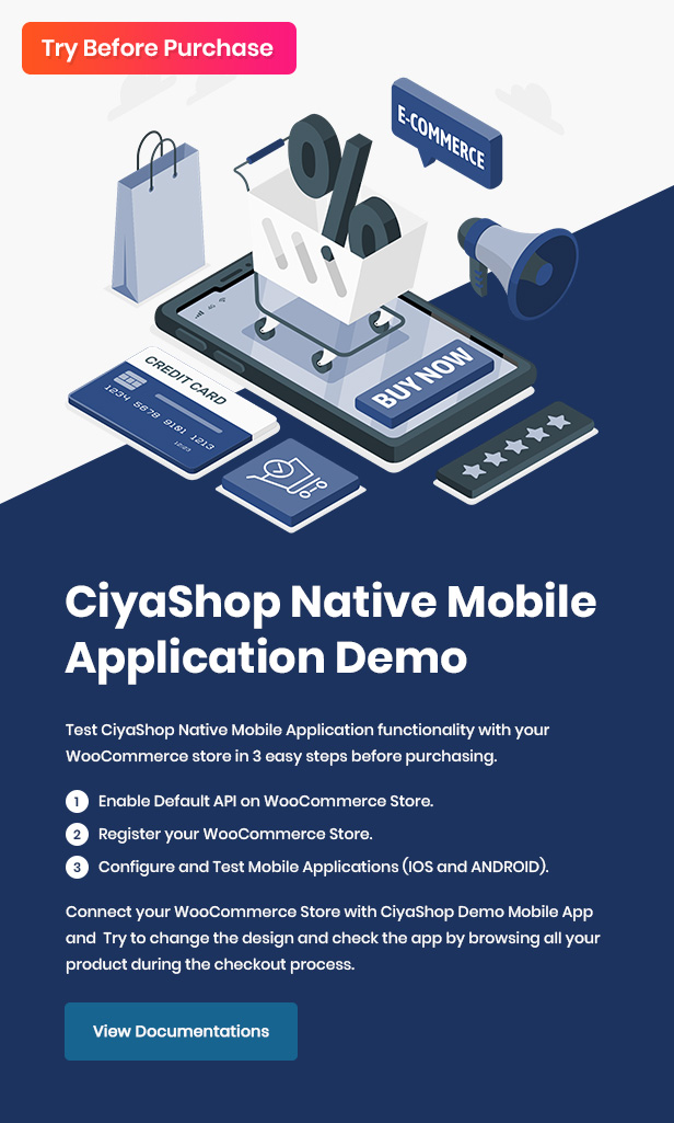 CiyaShop Native Android Application based on WooCommerce - 1
