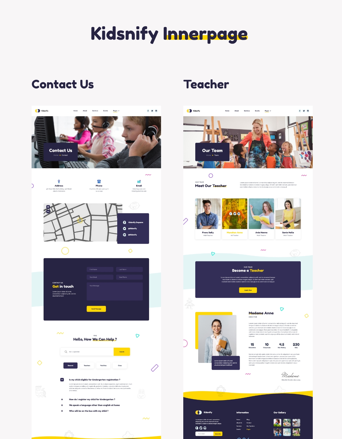 Kidsnify - Daycare Template Kit - 3