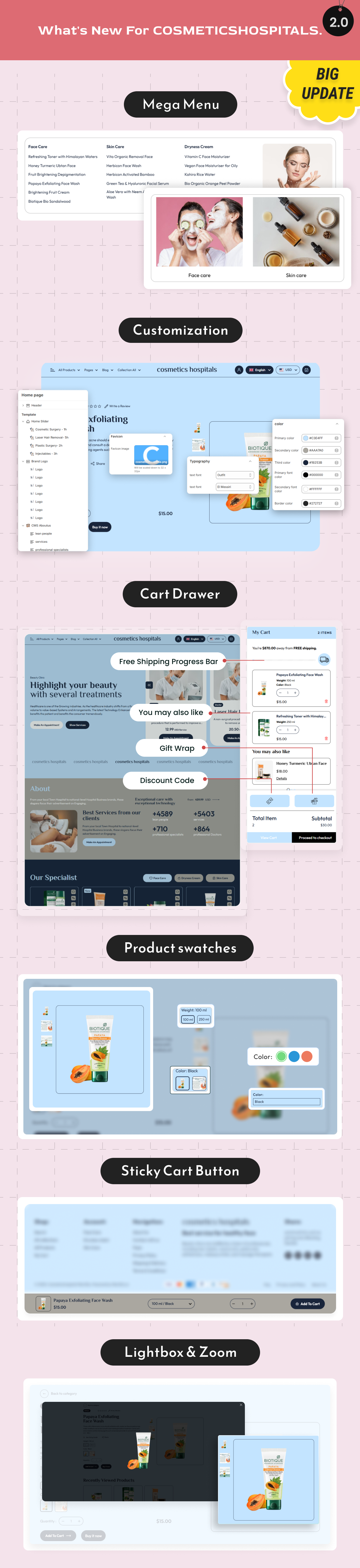 Cosmetics Hospitals - Medical & Health Clinic Shopify 2.0 Theme - 6