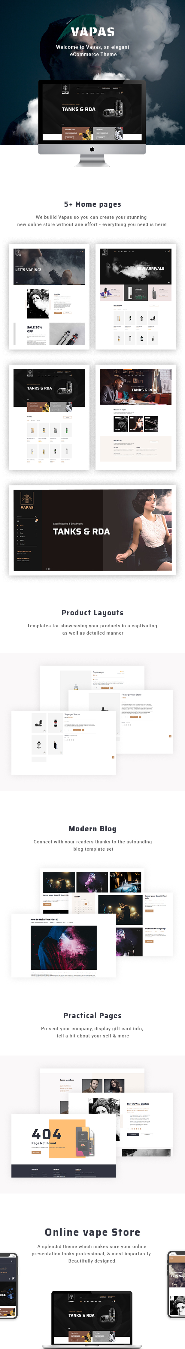 Vapas – Vape Store WooCommerce WordPress Theme - 1