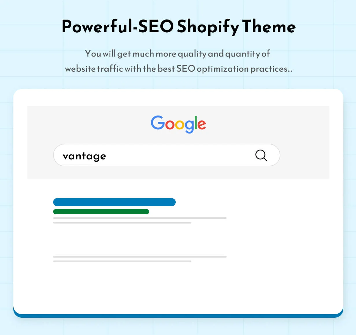 Vantage - Shopify theme