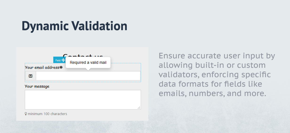 dynamic validation
