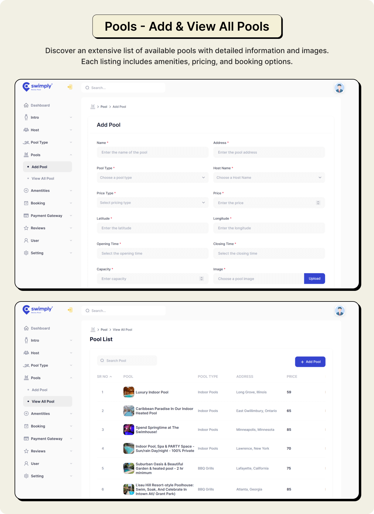 Swimpro: Find Swimming Pool Full app in Flutter with NodeJs Backend | SwimFinder App - 24