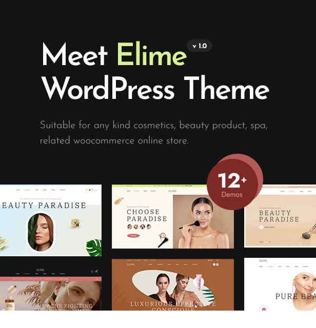 Elime - Zeroed Multipurpose Cosmetics and Fashion WordPress Theme