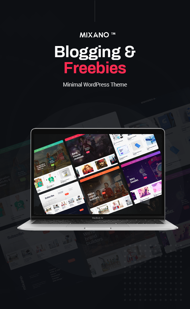 Mixano - Minimal WordPress Theme - 5