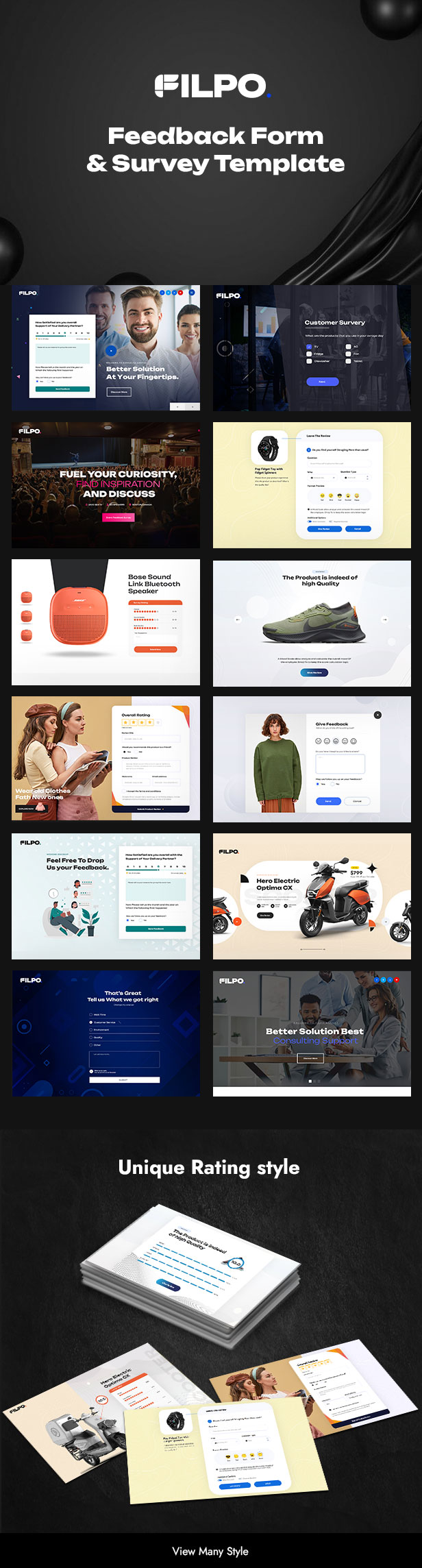Filpo - Feedback Form & Survey Template - 1