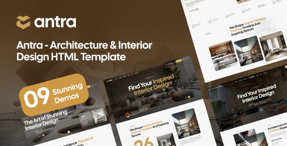 Antra - Architecture & Interior Design HTML Templat 