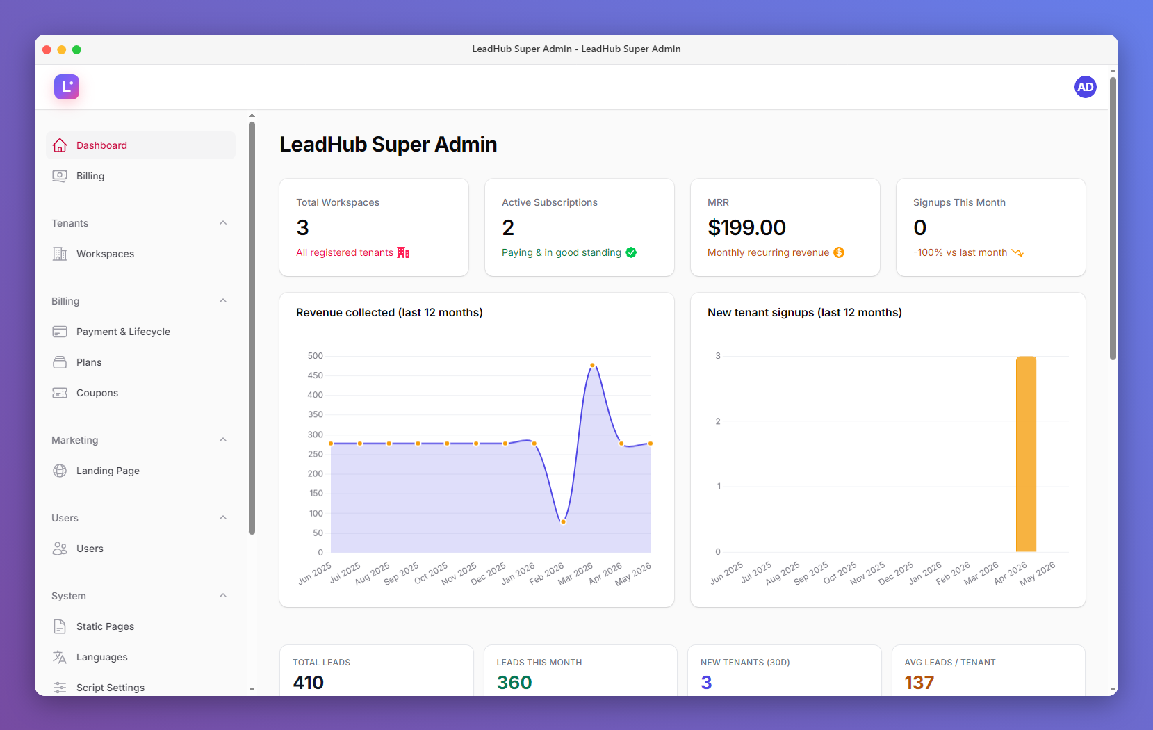 LeadHub - Multi-Tenant SaaS CRM with Lead Pipelines, Forms & Automations - 20