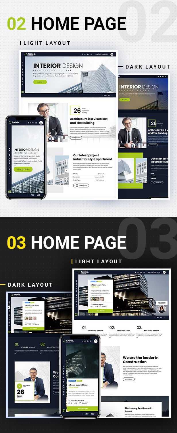 Archia - Architecture and Interior Design RTL Ready Template - 7