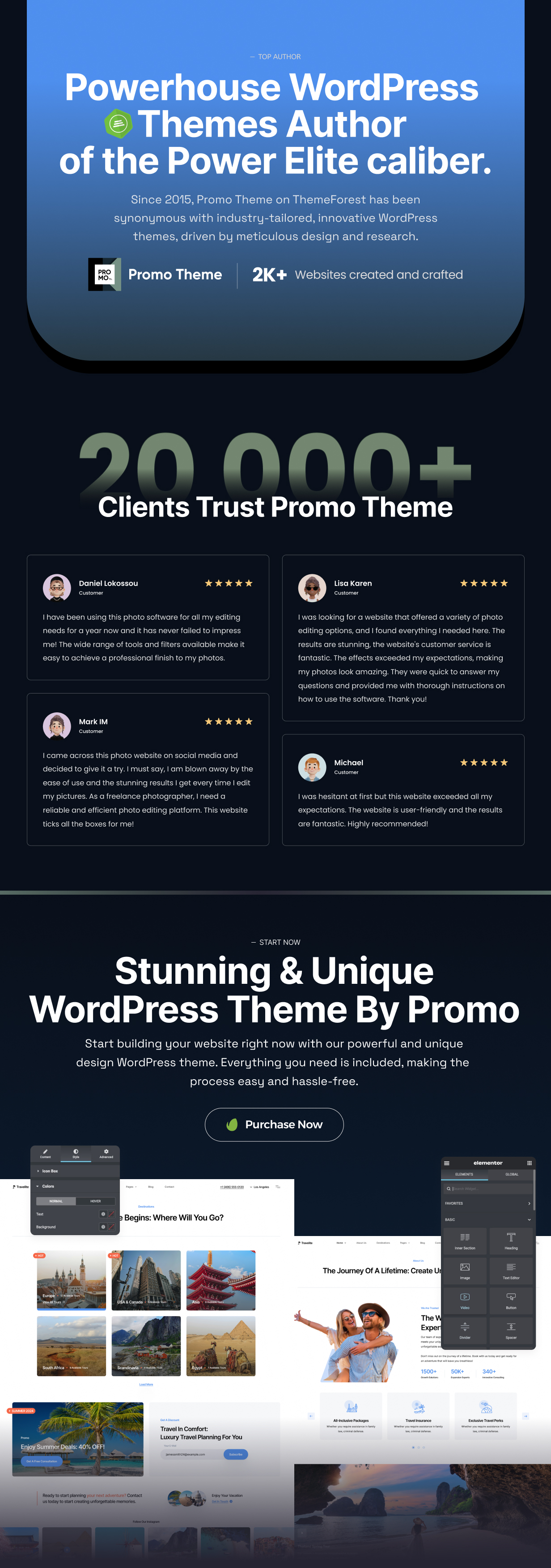 Travelite - Travel & Tourism Agency WordPress Theme - 3