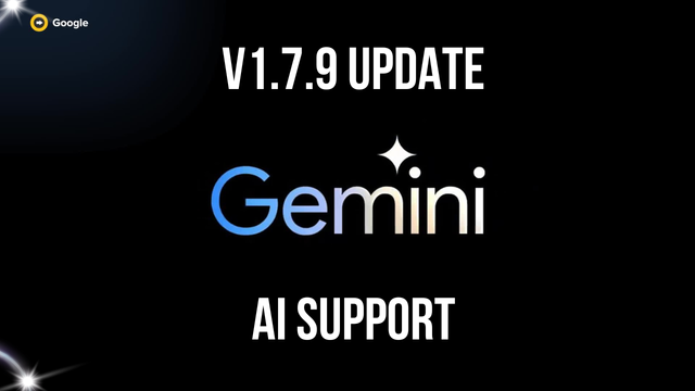 Aiomatic v1.7.9 update - Google Gemini AI Update