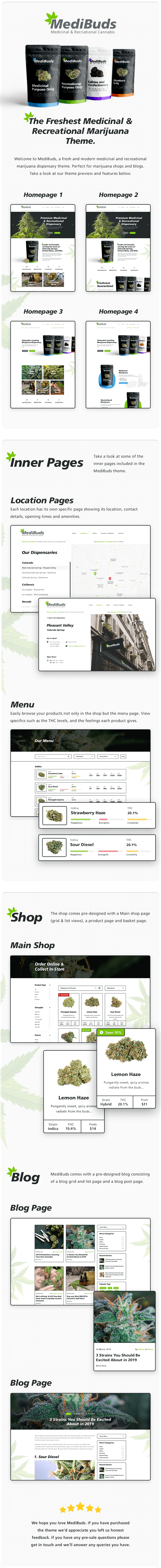 Medibuds - Medical Marijuana Dispensary WordPress Theme - 1