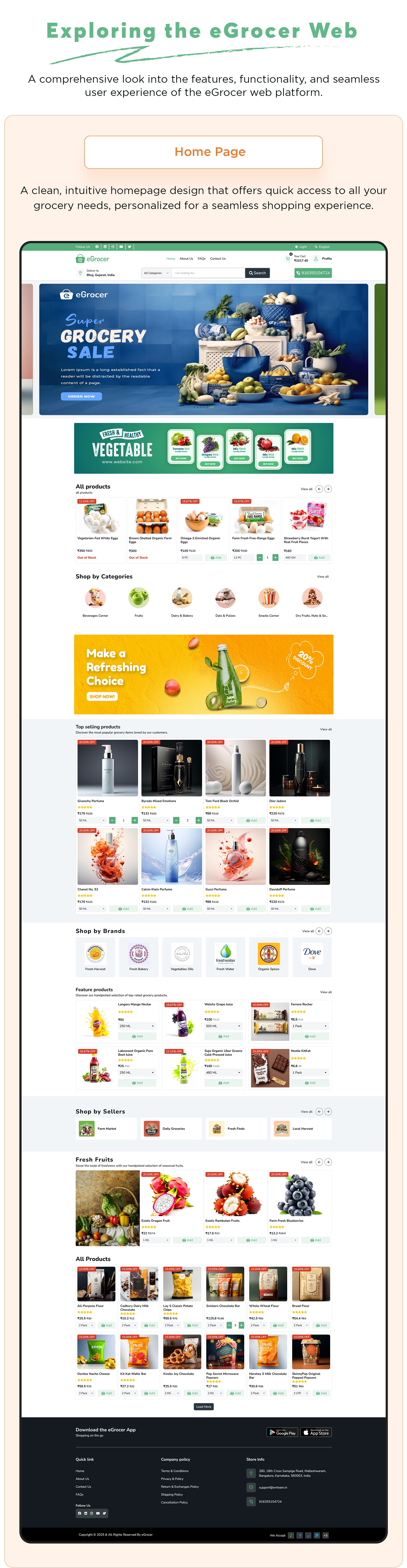 eGrocer - Online Multi Vendor Grocery Store, eCommerce Flutter Full App | Admin Panel | Web Version - 27