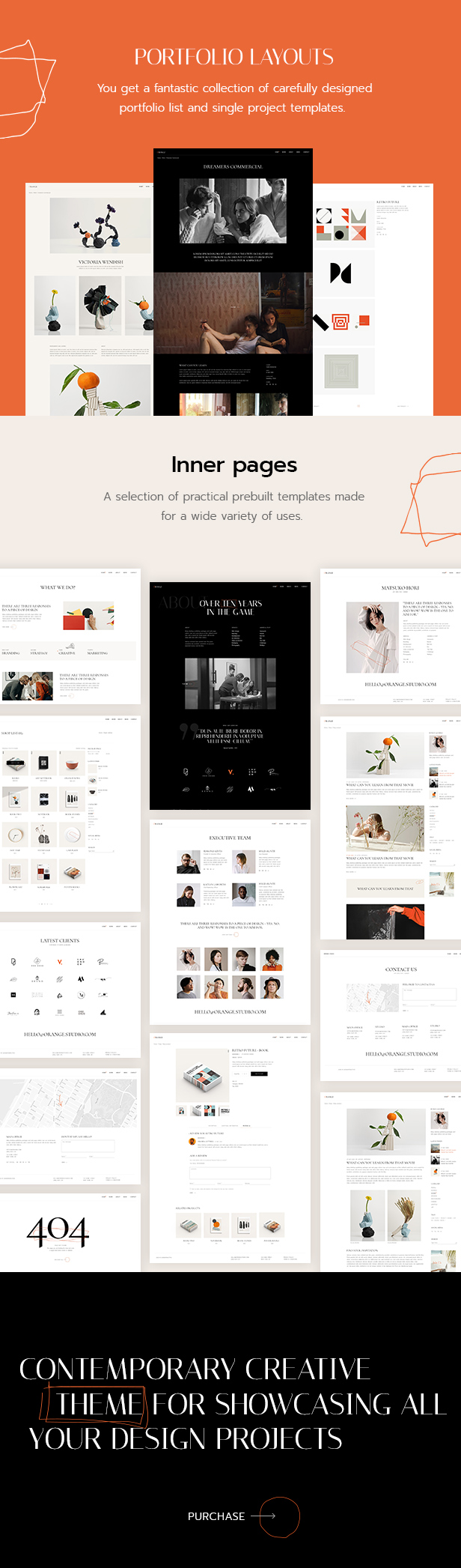 Oráiste - Creative Portfolio Elementor WordPress Theme - 3