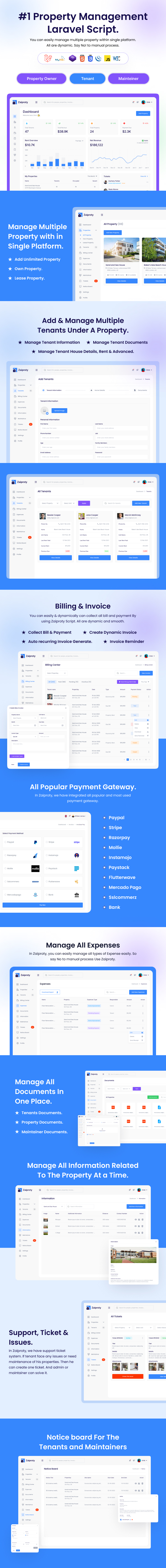 Zaiproty - Property Management Laravel Script - 2