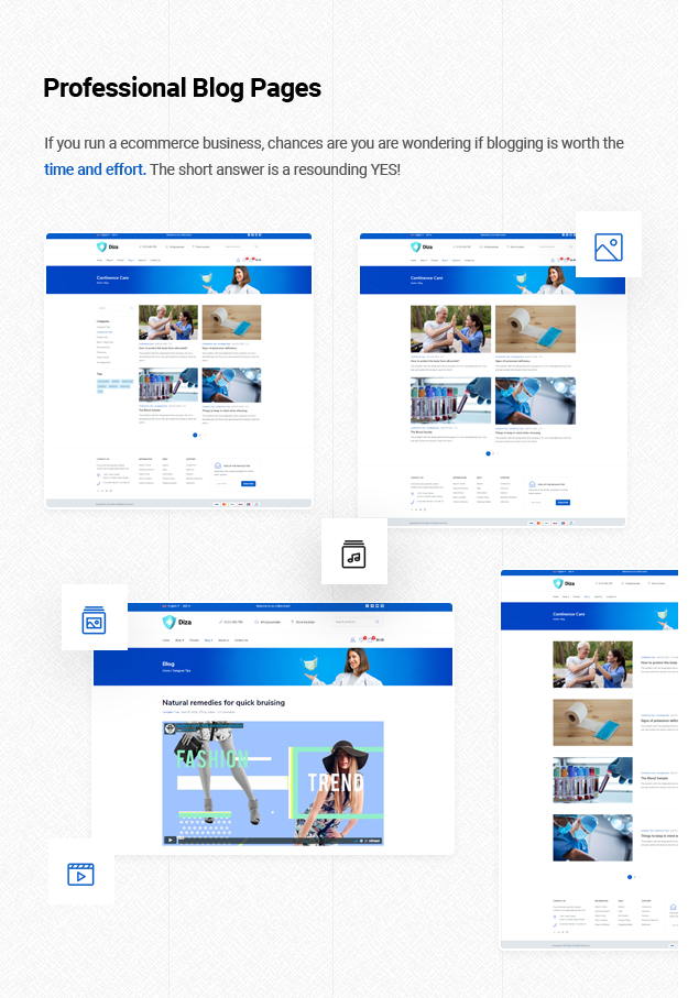 Diza - Pharmacy Store Elementor WooCommerce Theme - 18