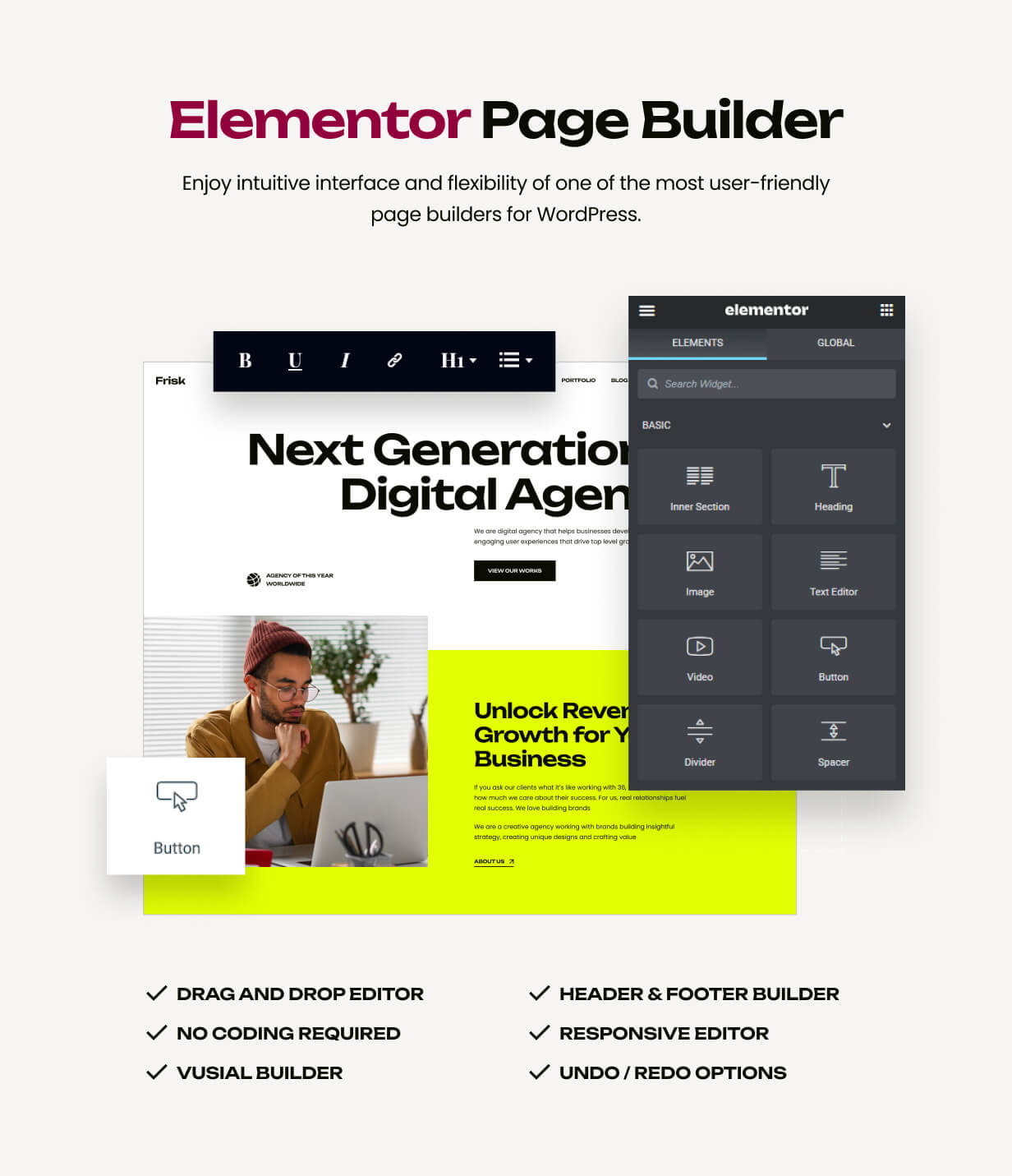 Frisk - Creative Agency & Portfolio WordPress Theme