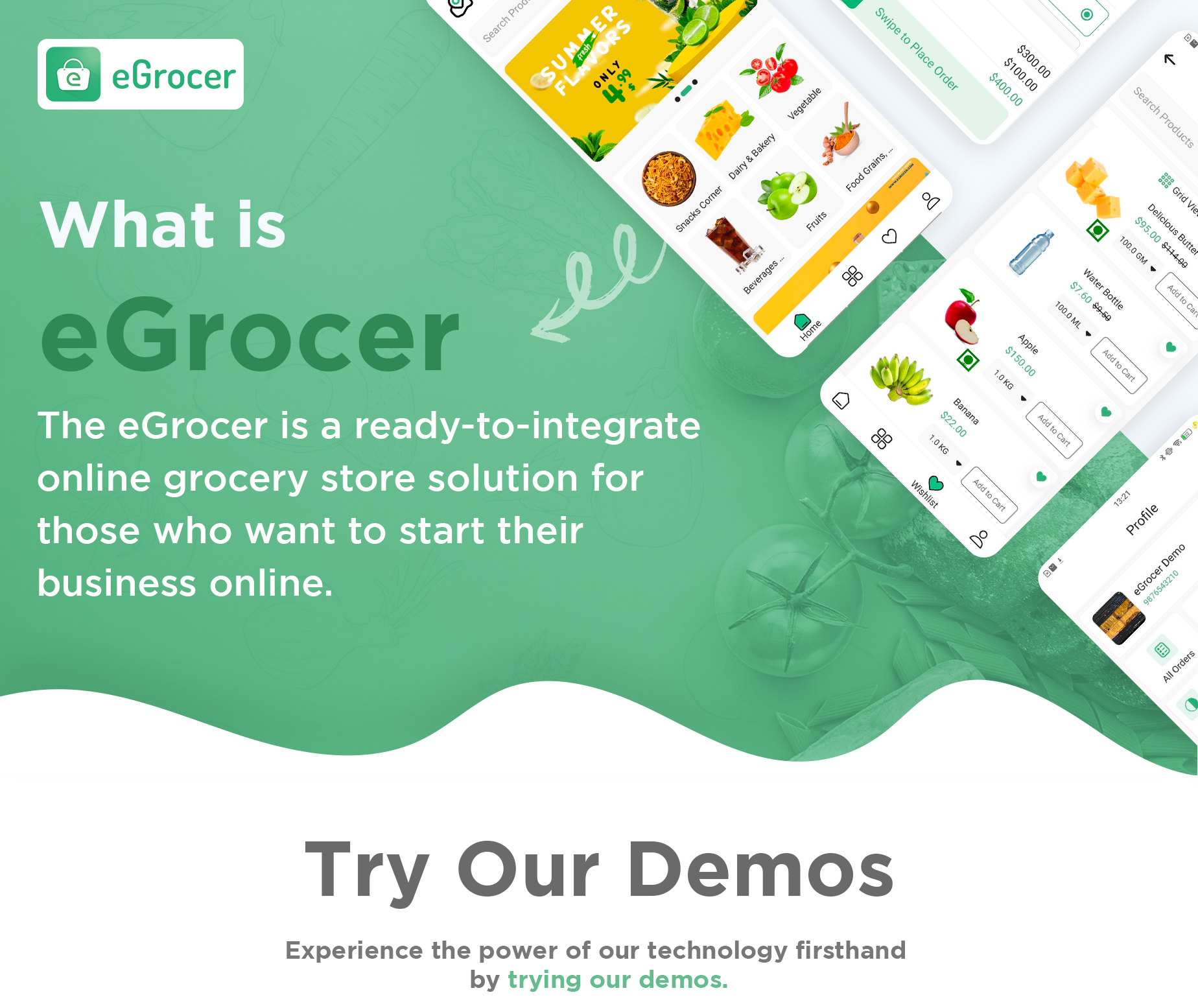 eGrocer - Online Multi Vendor Grocery Store, eCommerce Marketplace Flutter Full App with Admin Panel - 6
